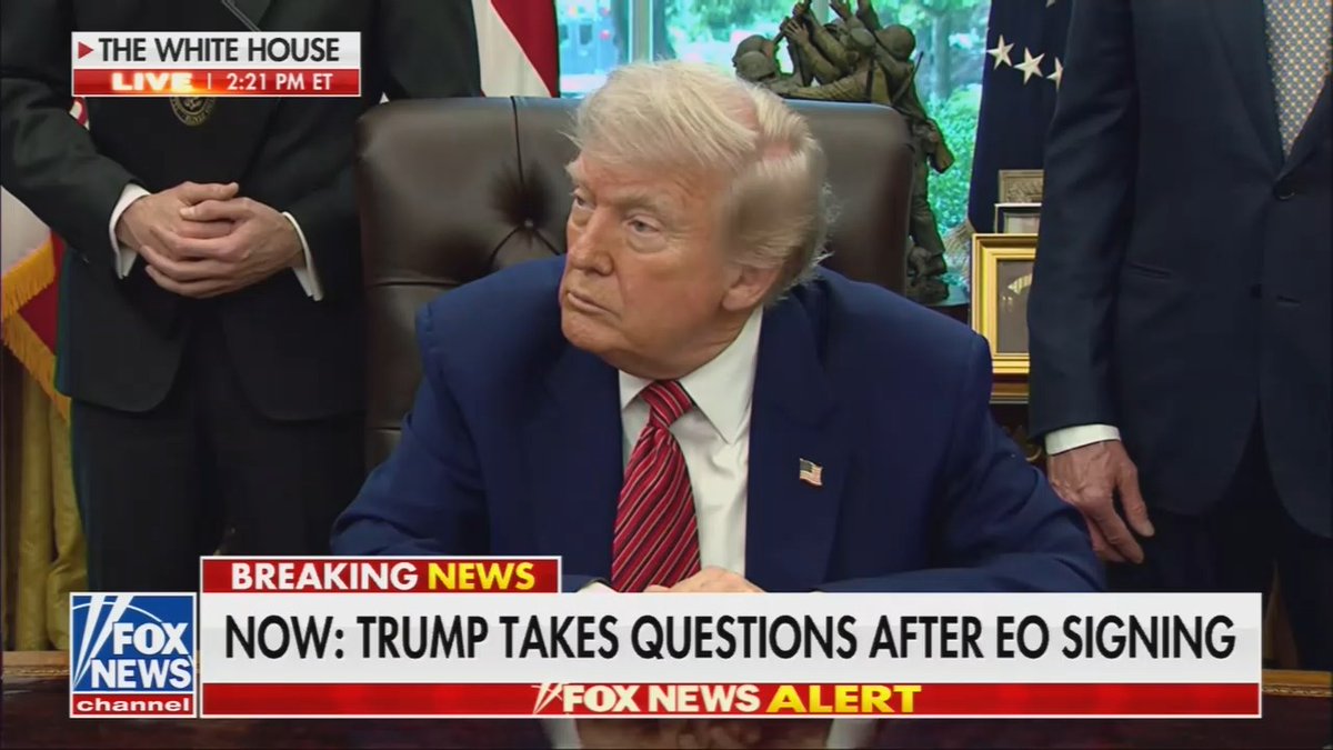 Q: Is that an acknowledgement that it is US companies that bear the brunt of tariffs? Trump: Sometimes the country will eat it, sometimes Walmart will eat it, and sometimes there will be something to pay, something extra