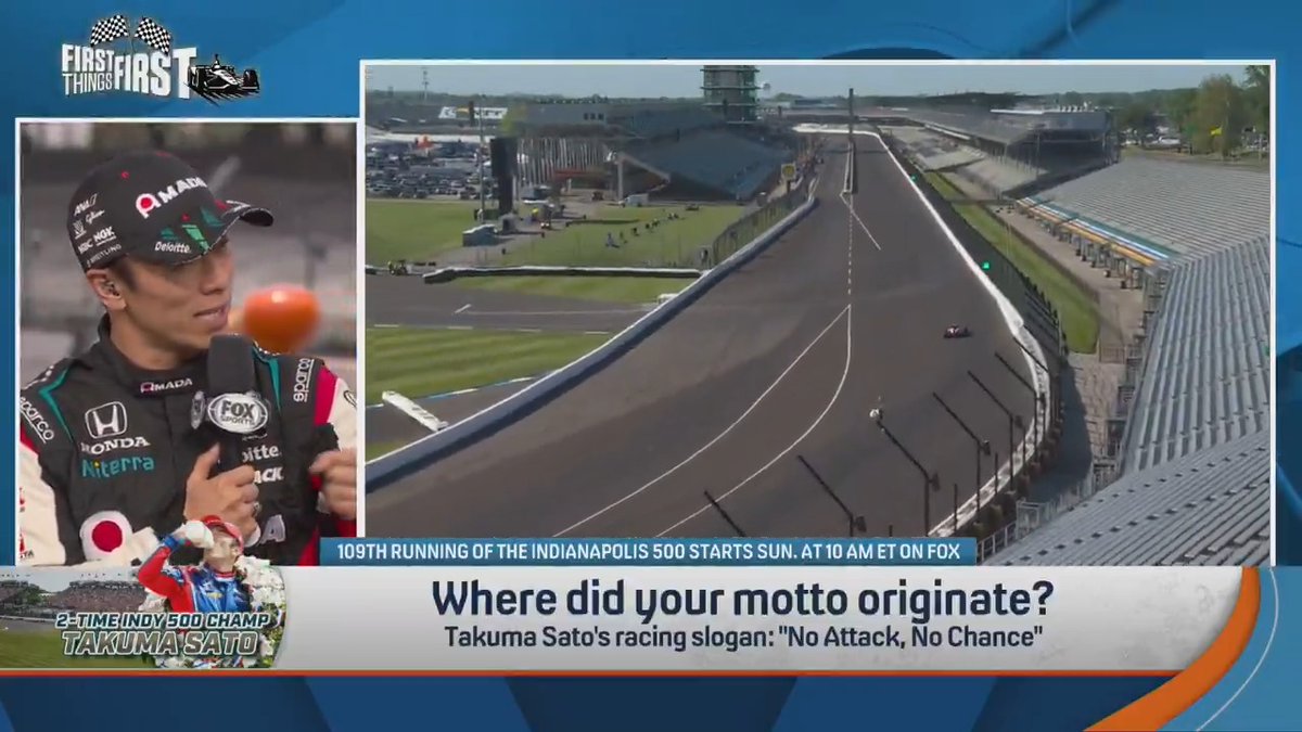 “No Attack, No Chance” Takuma Sato explains the meaning behind his iconic racing slogan: