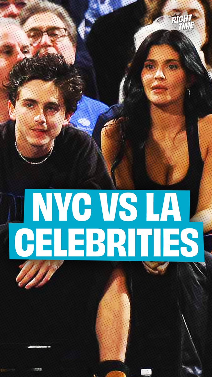 Celebrities courtside in Los Angeles WANT to be seen... at the Garden they just want to watch hoops 😂