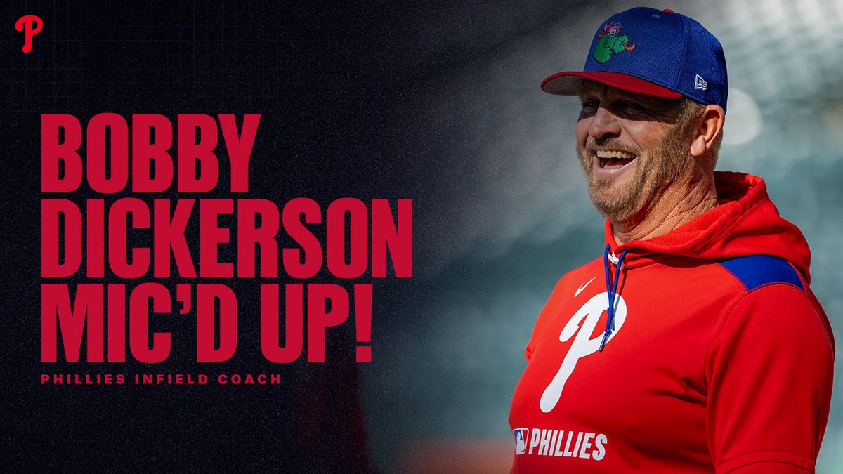 Ever wonder what it's like to take infield in the bigs? We mic'd up Infield Coach Bobby Dickerson as he put the guys through some pregame glove work!