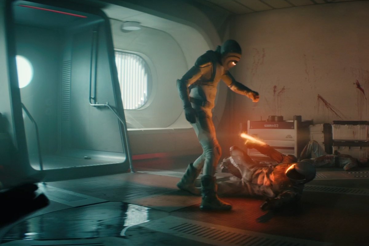 Something so implausible, it could only be from an inferior show. #Murderbot — Now Streaming
