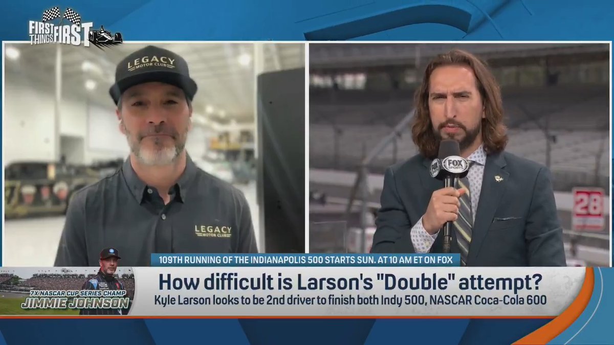 Tom Brady will join Jimmie Johnson on Sunday for the “Fastest Seat in Sports,” so he gave us a preview of what Tom Brady should look out for: “I have two objectives: make him sick and make him soil his suit.” 🤣🤣 — Jimmie Johnson