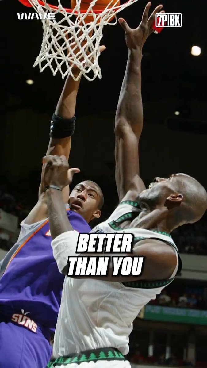 "Stoudemire better than you. Garnett like, 'WHAT?!'" Rookie Amar'e dropping 30 &amp; 10 vs. KG &amp; later Tim Duncan stamped him as one of the best PFs 😤