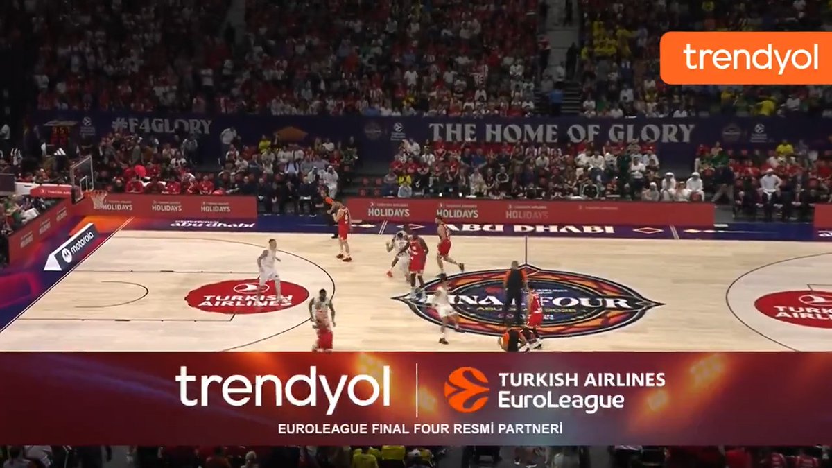🏀 EuroLeague Final Four Resmi Partneri Trendyol; basketbol heyecanının yanında! Trendyol Olympiacos - AS Monaco maçından öne çıkan anlar sizlerle! 👀