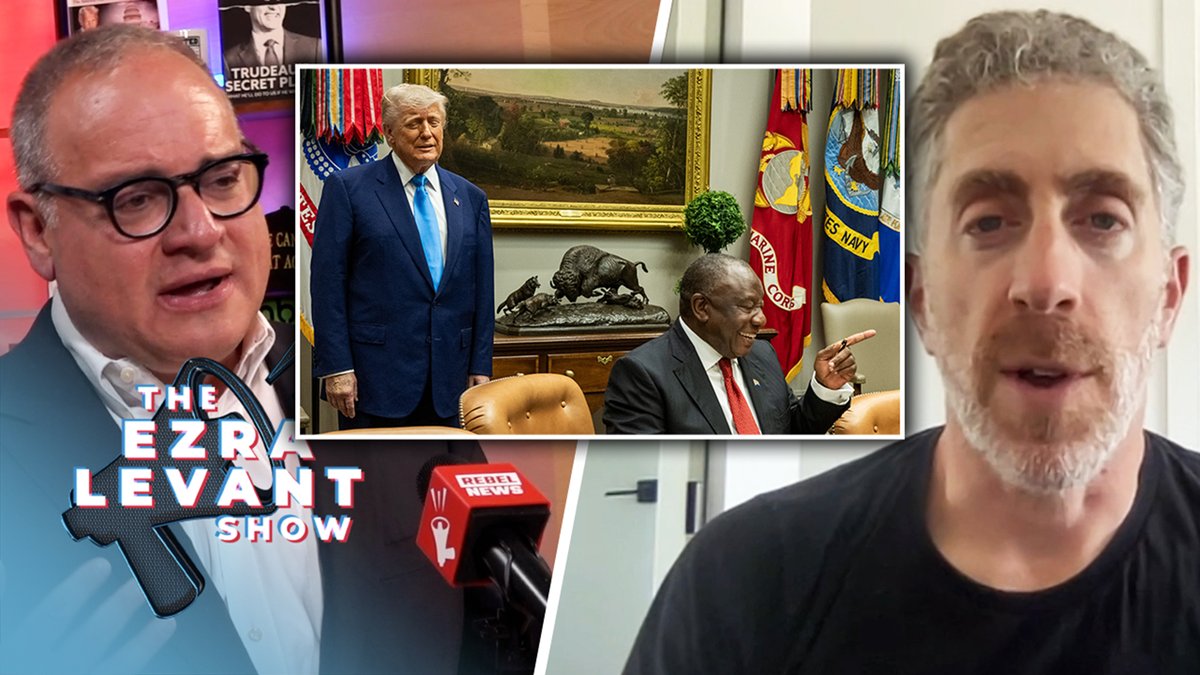 Joel Pollak describes tense Trump–Ramaphosa meeting over South African farmers 'Trump didn't invite Ramaphosa to the Oval Office to embarrass him,' said Pollak. 'Ramaphosa tried to spring one on Trump and found that he himself was caught in a trap, and the South Africans just weren't prepared.' On Thursday night's episode of The Ezra Levant Show, Breitbart News Senior Editor-at-Large Joel Pollak joined Ezra Levant 🍁🚛 to discuss the ambush meeting between President Donald Trump and South African President Cyril Ramaphosa. What Ramaphosa had intended as a visit to refute Trump's claims of a white genocide against Boer farmers in South Africa turned into a heated confrontation, reminiscent of Trump's earlier meeting this year with Ukrainian President Volodymyr Zelenskyy. While agreeing that the meeting was an ambush, Joel Pollak, who is of South African origin himself, characterized it as more of a counter-ambush, noting that Ramaphosa had tried to put his own traps in place. "Ramaphosa came with a bunch of white South Africans, and the purpose was to try to embarrass President Donald Trump and refute, with these living human beings, his charges of genocide and racial discrimination," said Pollak. "But unfortunately for South Africa, two things happened," Pollak continued. "Firstly, the Trump administration was prepared with the video evidence of racial incitement in South Africa. And the second thing was that some of the white South Africans that Ramaphosa had brought along agreed with Trump." Pollak recounted what the white South Africans told Trump: "They said, 'Yeah, it's true. We have to live behind electrified fences, and my mother was attacked in her home.' That was golfer Retief Goosen who said that. 'And it's scary when we have to leave, and we don't know if we're gonna be alive when we come back.'"