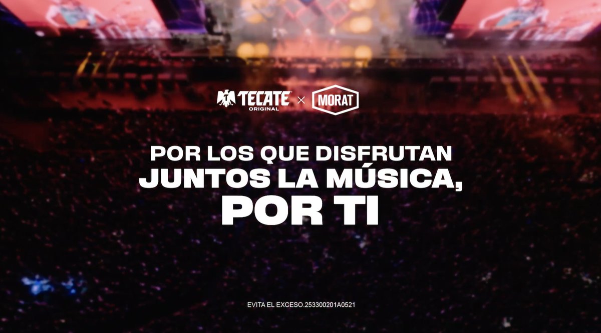 Así celebramos a los que dijeron NO a un viernes normal y SÍ a disfrutar juntos la música de su banda favorita Morat #TecatePorTi