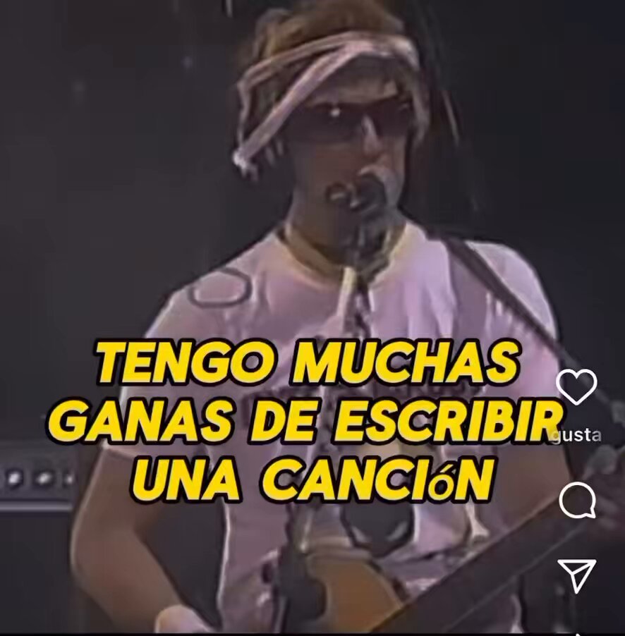 Tengo muchas ganas de escribir una canción…