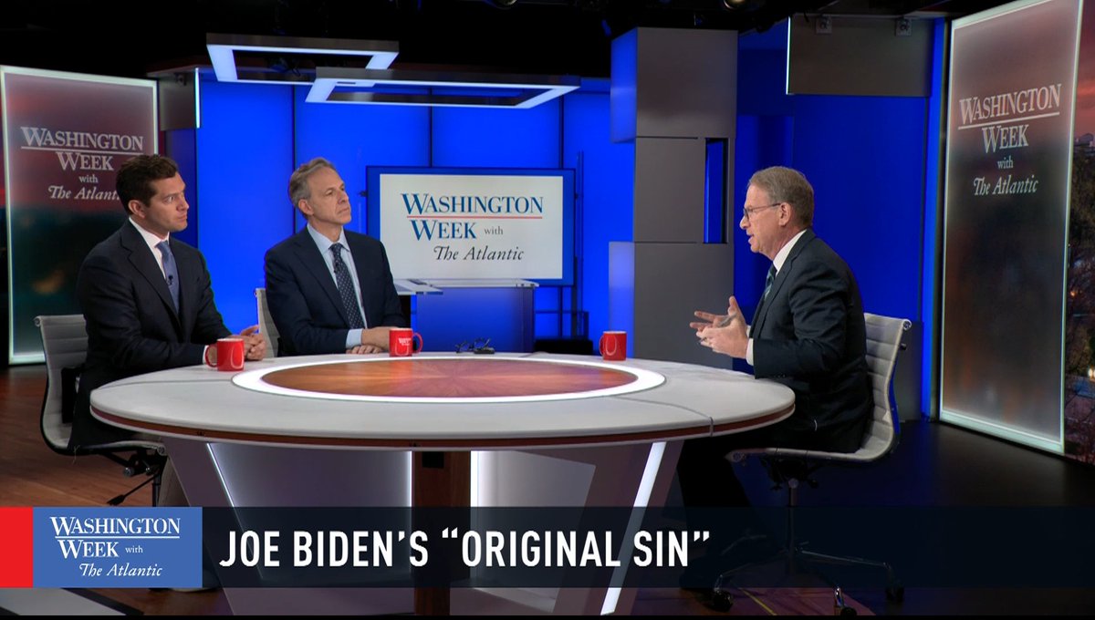 .Jake Tapper 🦅: "There were two Joe Bidens. There was the fine Joe Biden that we just saw in that clip right there, and then there was the non-functioning Biden that we saw during the debate." Alex Thompson: "They were propping up the best version of him."