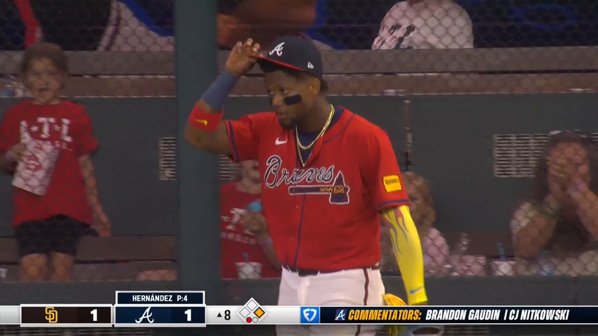 ¡BRAZALETE! No le corran a Ronald Acuña Jr. 🥵