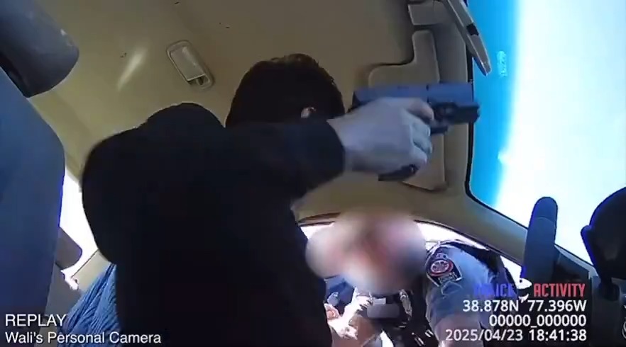 Farifax Virginia police pull over Jamal Wali, a 36-year-old immigrant resident of Fairfax, Virginia who served as a translator for the US military in the Middle East, after officers noticed an expired safety sticker on his 1999 Toyota Corolla. When backup officers arrived, Wali drew a firearm and fired a shot that injured two officers. A third officer returned fire, hitting the man 4 times. The two injured officers sustained non-life-threatening injuries and were treated at the local hospital. #CityLife #FAFO #police #farifax #virginia #cops #MentalIllness #enrichment #urban