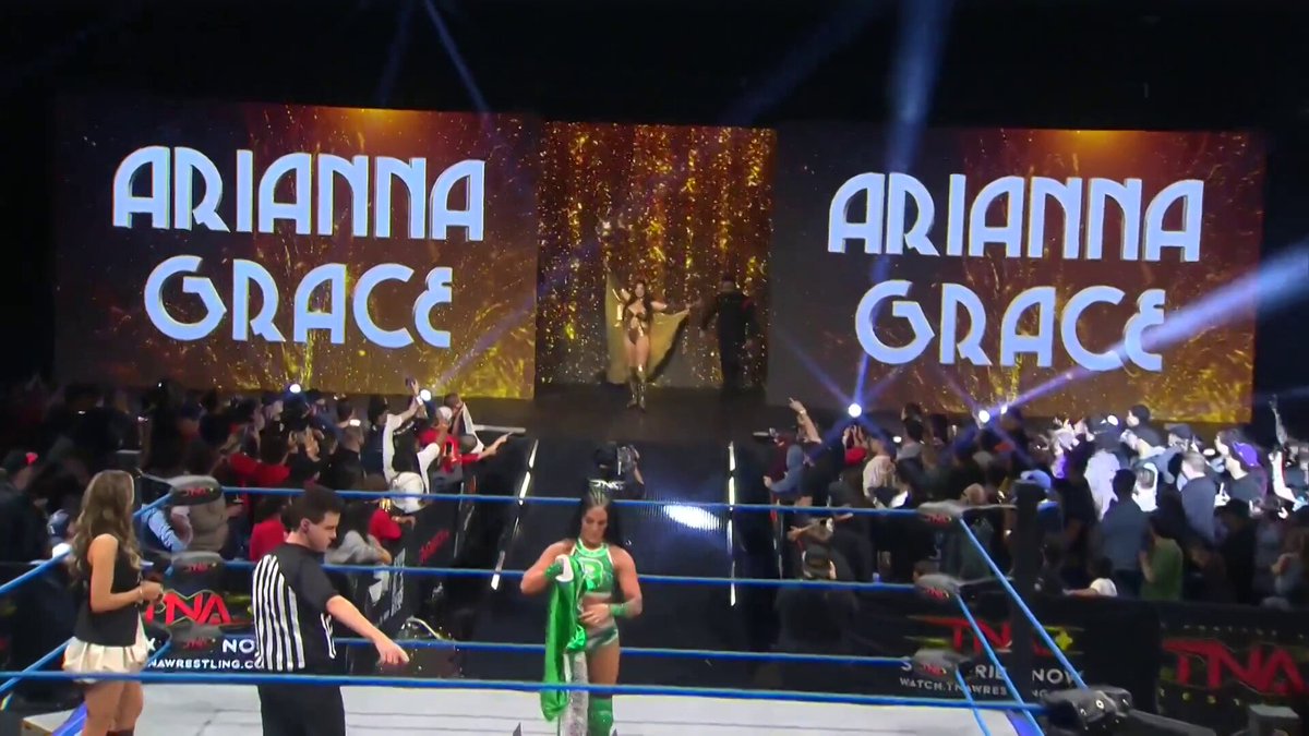.Santino Marella has been BANNED from ringside thanks to Robert Stone as Arianna Grace prepares to face off with Tessa Blanchard! WATCH #TNAUnderSiege on TNA+: