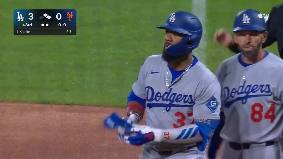 Three-spot after the rain delay!