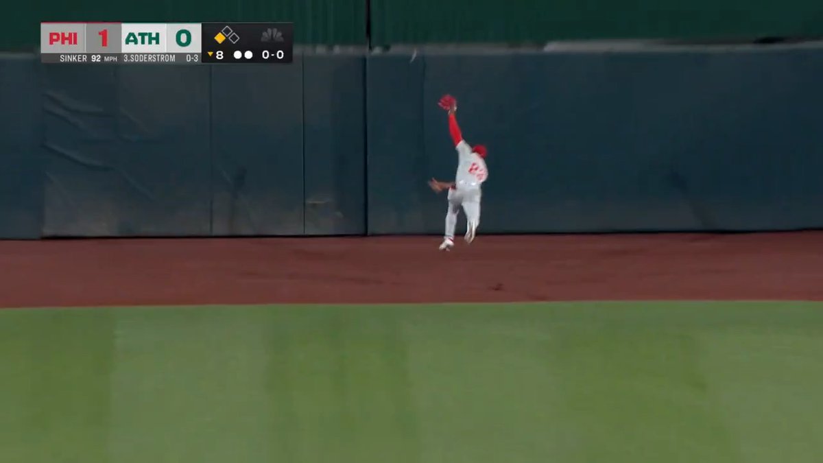 HOW DID JOHAN ROJAS MAKE THIS CATCH?! 🤯