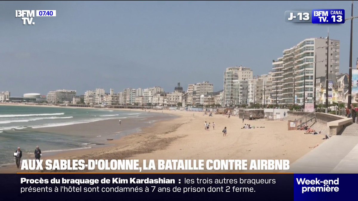 Pour lutter contre les Airbnb, la mairie des Sables-d'Olonne a décidé d'instaurer une prime pour inciter les propriétaires à louer à l'année