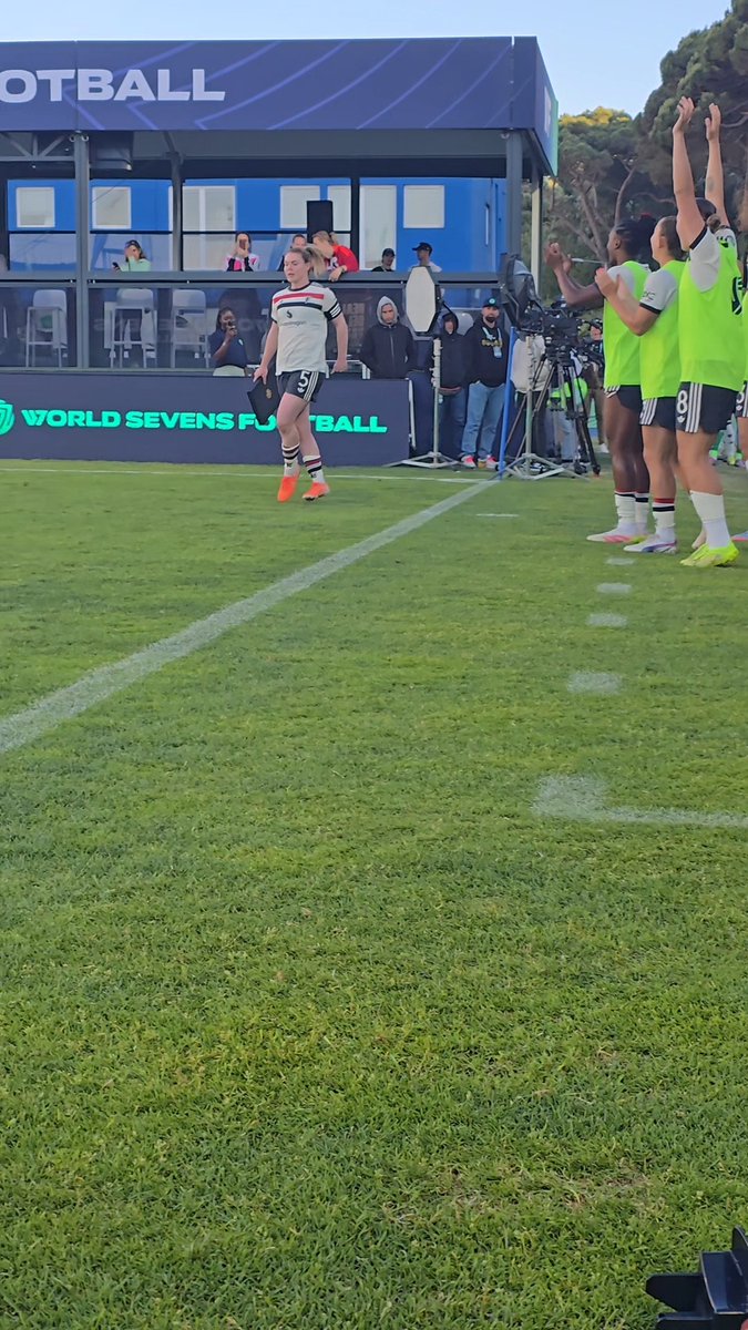 Walking out at the @WorldSevens_ for the final time 🥹🫶 #MUWomen || #WorldSevensFootball