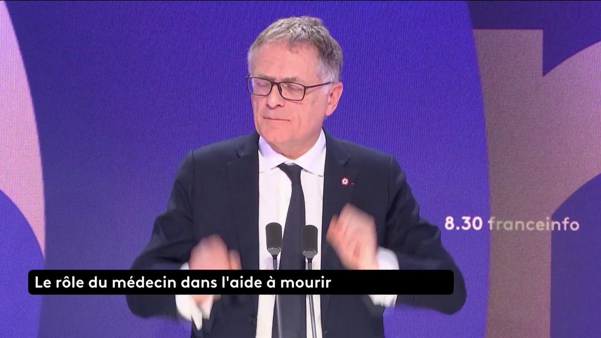 🔴 Aide à mourir ➡️ Sur la décision collégiale, “la malade risque d’être enfermé dans une relation avec un seul médecin. Pour moi ce n’est pas une décision collégiale”, souligne Philippe Juvin, député LR et médecin