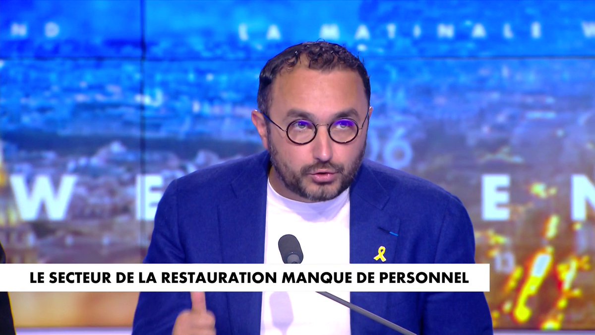 Stéphane Manigold alerte : «Le coût du travail asphyxie les entreprises», à propos du secteur de l'hôtellerie-restauration sous tension, dans #LaMatinaleWE