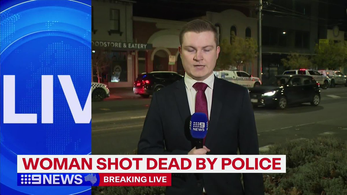#BREAKING: Two people have been shot by police in South Melbourne around 5.00pm, killing one female and leaving a man in a serious condition. #9News