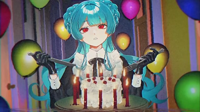 新曲を投稿しました🍰 HAPPY BIRTHDAY. / 初音ミク YouTube niconico Illust : 薬袋もさ(薬袋もさ🎃) #vocaloPost #プロセカNEXT