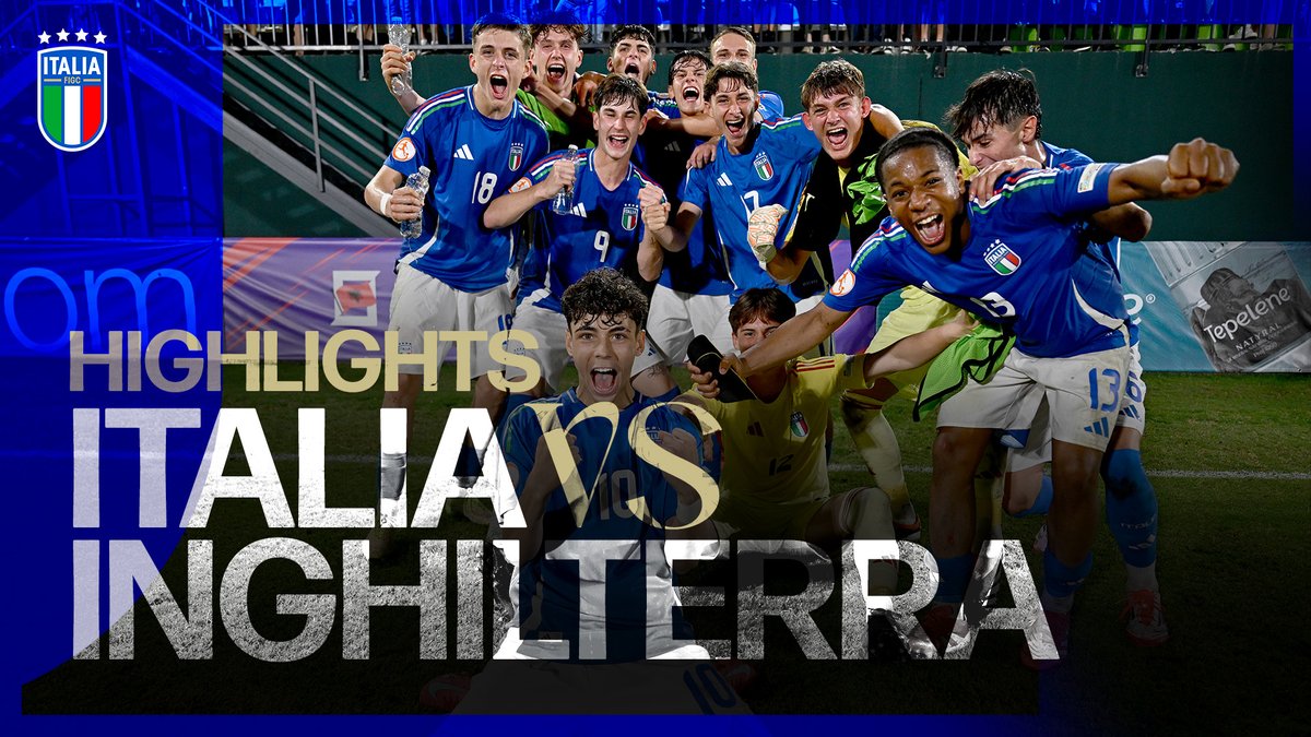 🎦 Gli highlights del 4-2 degli #Azzurrini contro l’Inghilterra 💪 #U17EURO #Under17 🇮🇹 #VivoAzzurro