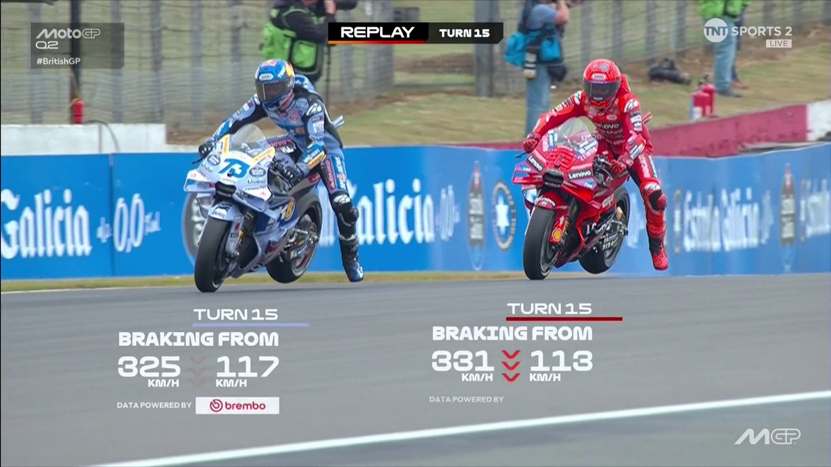 Marquez brothers putting on a show 🤩 #MotoGP | #BritishGP | Live on TNT Sports and Discovery+