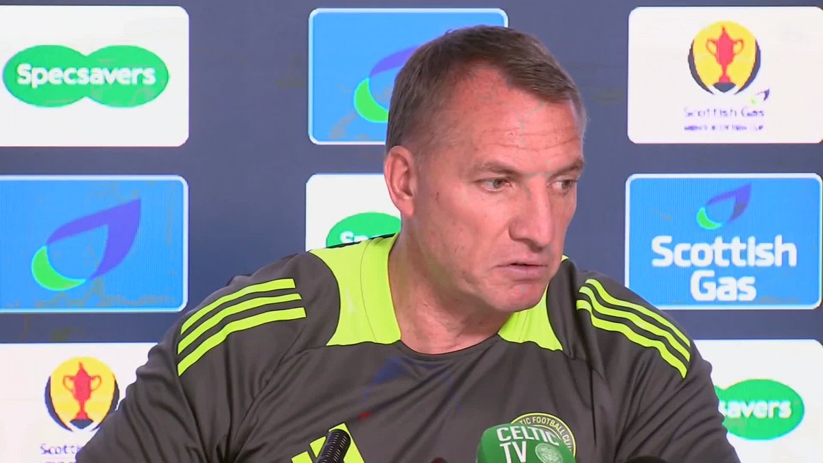 "We set out to win the three domestic trophies" 🏆 Brendan Rodgers has his eyes set on securing another treble with Celtic 🟢