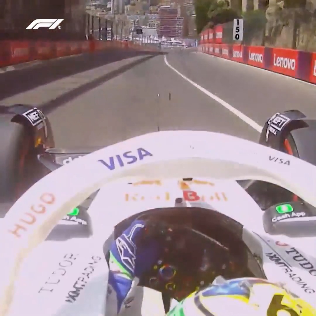 A slow-moving Tsunoda gives Hadjar a fright 😱 Catch-up with all key action from another incident-filled practice session #F1 #MonacoGP | Tap to watch more 👇