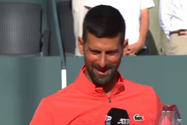 „Thank you for being an inspiration to me and to all of us as a human being. You are an amazing player but everyone on tour knows what a good person you are. I think all the people here who maybe don’t know you so well deserve to know how kind, respectful, and good you are.” 🥹