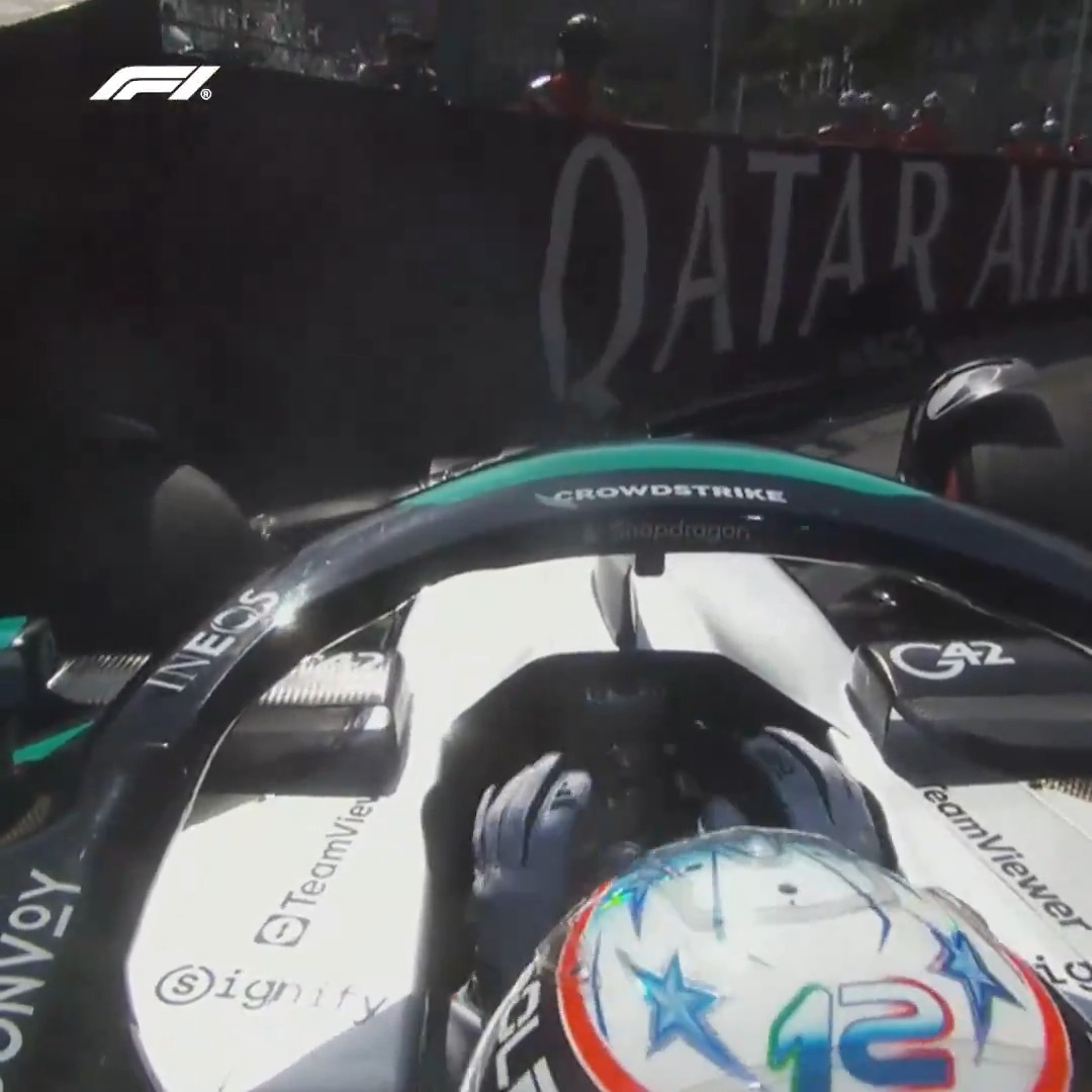 Antonelli taps the barriers at the Nouvelle Chicane 💥 Watch all the best action from an enthralling qualifying session 🎥 #F1 #MonacoGP
