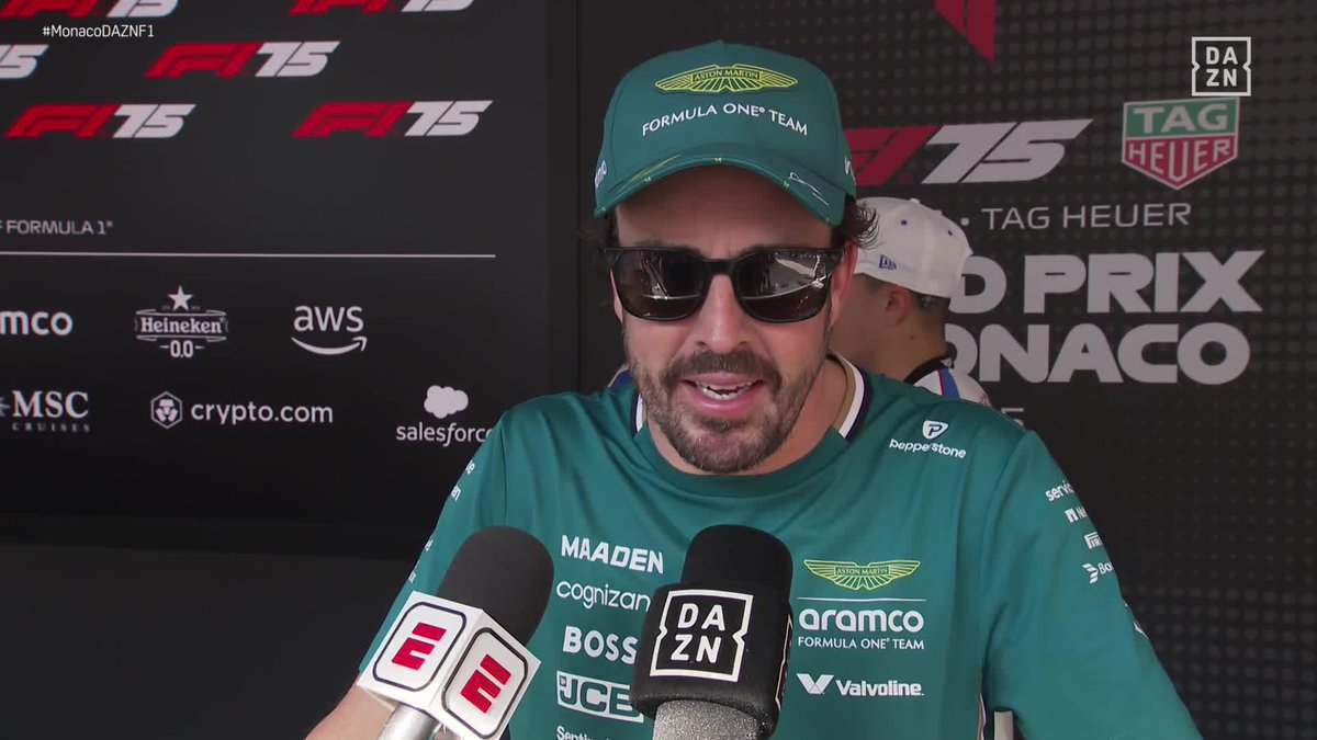 🗣️ Alonso: "Es el sábado más especial del año, lo he disfrutado" #MonacoDAZNF1 🇲🇨