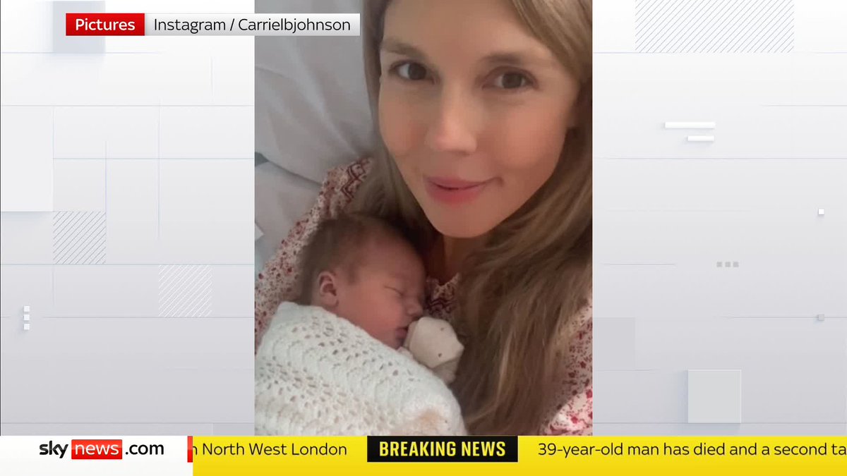 BREAKING: Former PM Boris Johnson has welcomed his fourth child with his wife Carrie Johnson. Poppy Eliza Josephine Johnson was born on 21 May. Sky's Jonathan Samuels has the details. Full story ➡️ 📺 Sky 501, Virgin 602, Freeview 233 and YouTube