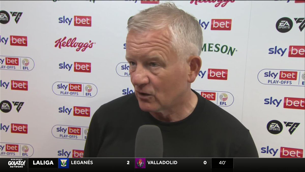 “We’re a little bit shell shocked.” Sheffield United manager Chris Wilder reacts to their disappointing Championship playoff final loss to Sunderland.