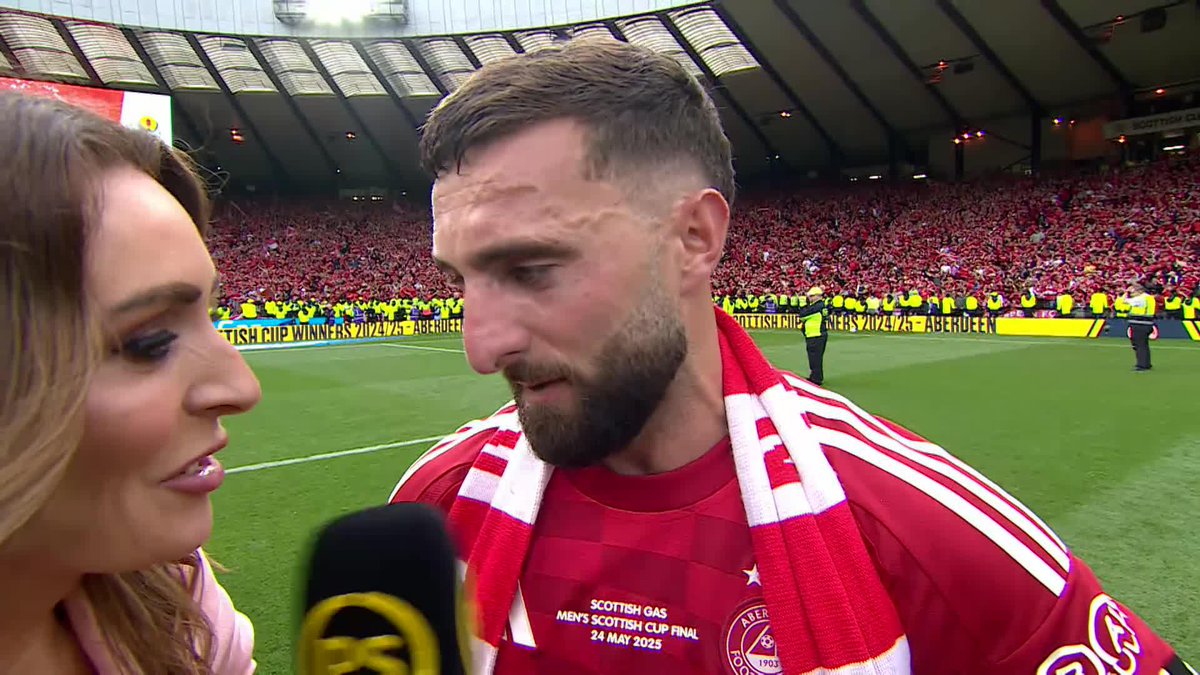 An emotional Graeme Shinnie reacts after captaining Aberdeen to a #ScottishCup Final win against Celtic 🔴 "If you could bottle up this feeling, you could sell it for millions." 🗣️ 𝑃𝑟𝑒𝑠𝑒𝑛𝑡𝑒𝑑 𝑏𝑦 SBK | 18+ | 𝑃𝑙𝑒𝑎𝑠𝑒 𝐺𝑎𝑚𝑏𝑙𝑒 𝑅𝑒𝑠𝑝𝑜𝑛𝑠𝑖𝑏𝑙𝑦