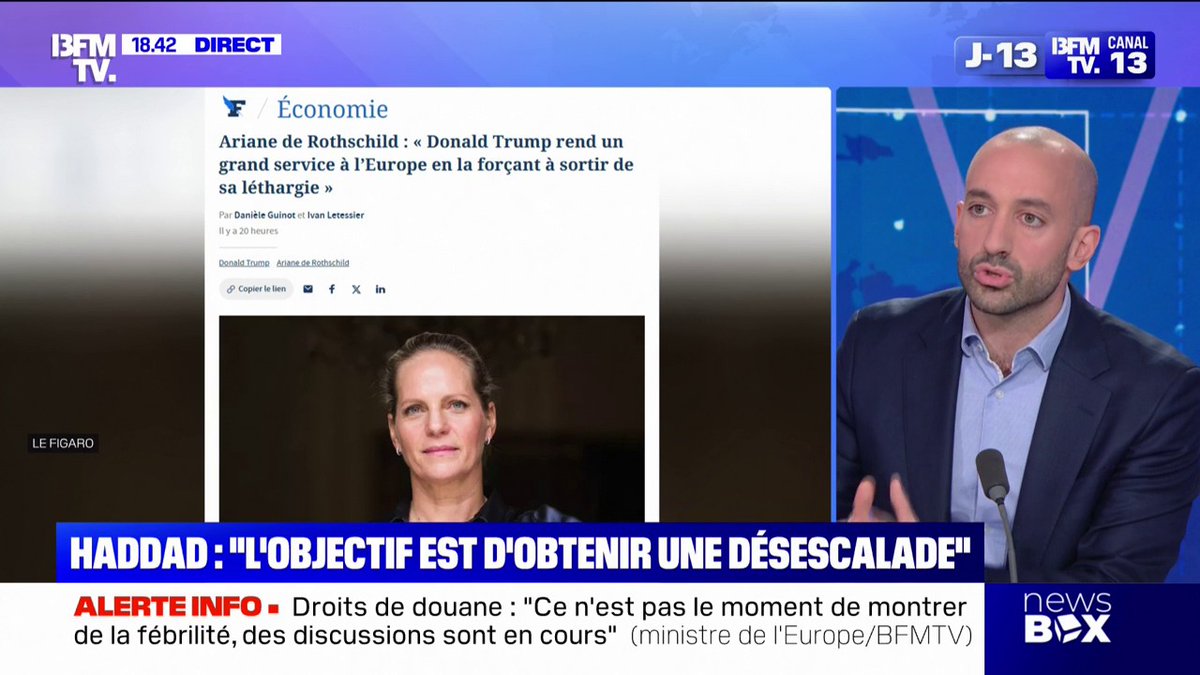 Trump est un révélateur pour l’Europe. Plutôt que de commenter ce qui se passe outre atlantique, réduisons nos dépendances, investissons dans la défense et la compétitivité de notre continent. C’est une opportunité pour l’Europe de sortir plus forte.