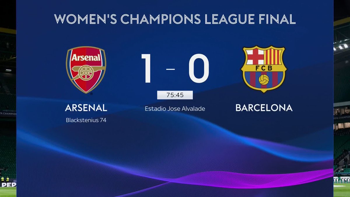 STINA BLACKSTENIUS HAS GIVEN ARSENAL THE LEAD! 🔥