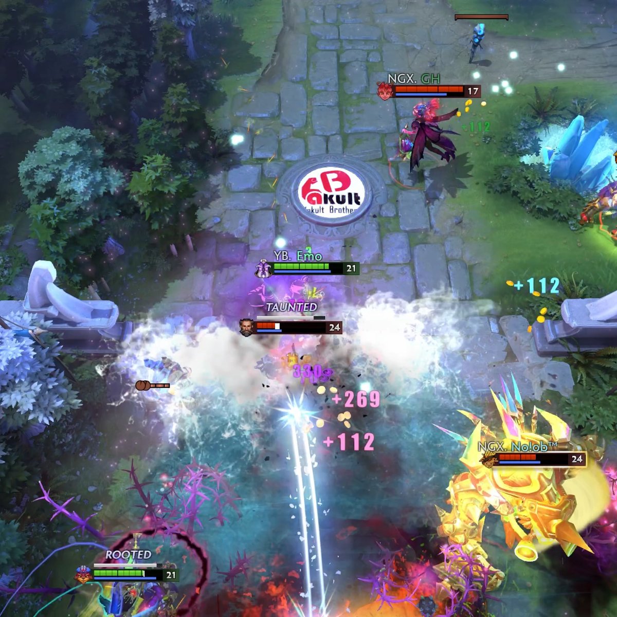 bro got removed from the server... 💀 #DreamLeague #dota2
