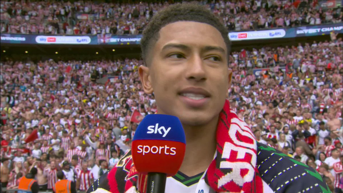 “I take a lot of pride in saying that I was one of the players who helped this great club get back to where it belongs.” Jobe Bellingham couldn’t be prouder to be part of this Sunderland squad 🤩