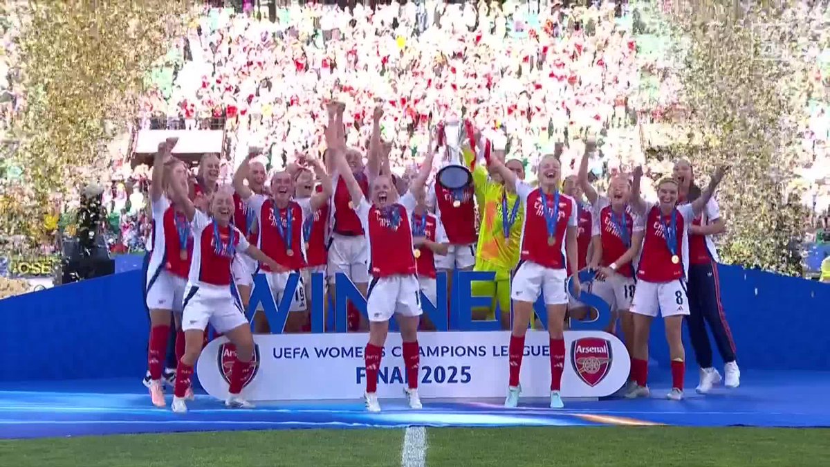 El Arsenal es el nuevo campeón de la UWCL 🏆