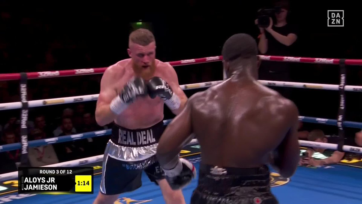 Aloys Junior KNOCKED OUT David Jamieson!!! 😱🤯 #TaylorEssuman | Live NOW on DAZN