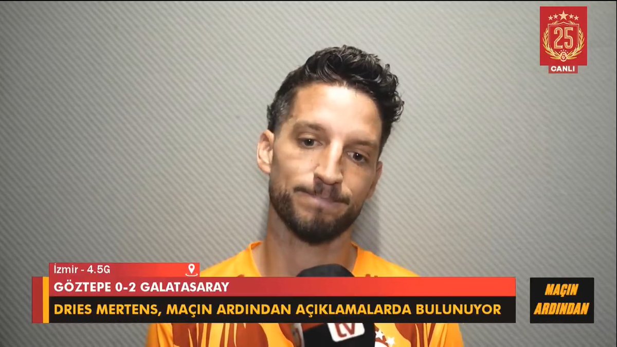Dries Mertens'in duygusal konuşması. "Gitmek zor... Bilmiyorum..."