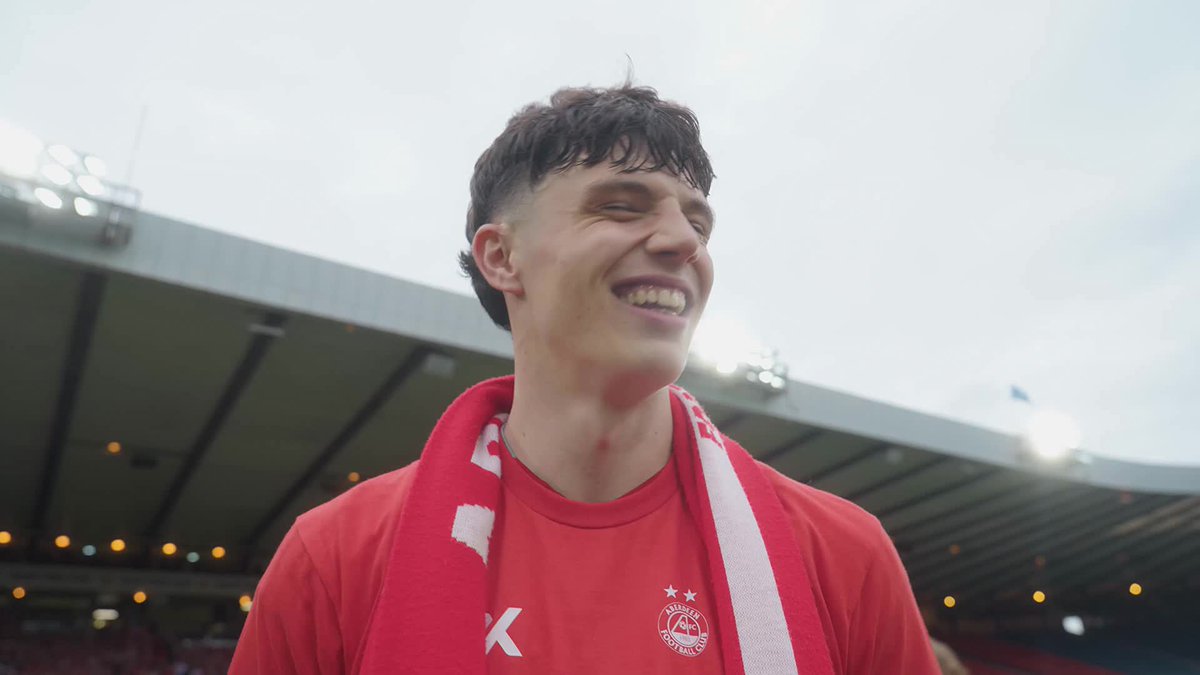 🗣️ "Best day of my life!" Hear from local lad, Jack Milne, after he lifted the Scottish Gas Men's Scottish Cup with Aberdeen. #ScottishCup
