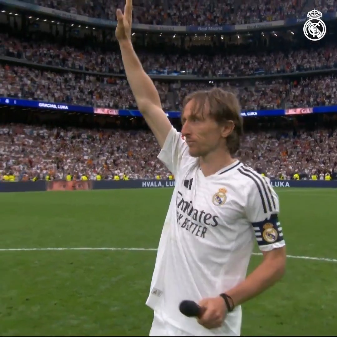🥹 @LukaModric10 🥹 🎙️ Full speech ➡️ RM Play