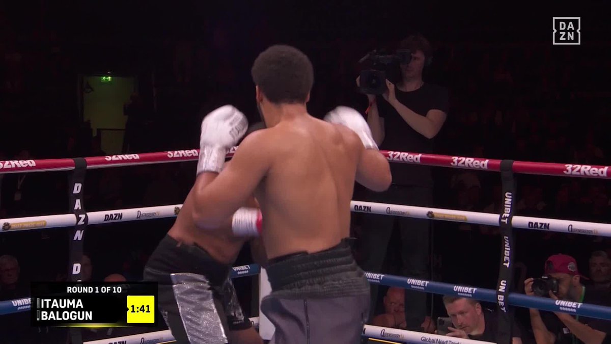 Moses Itauma DROPS Mike Balogun in the first round!! 😳 #TaylorEssuman | Live NOW on DAZN