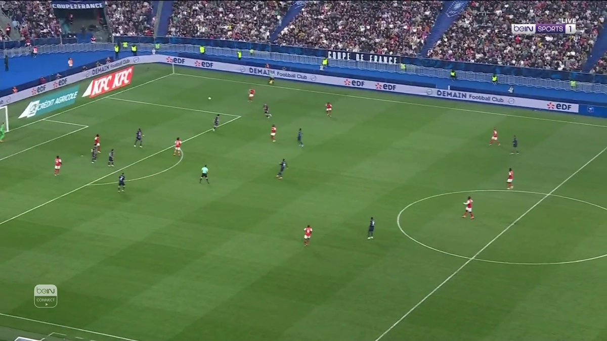 باركولا يفتتح التسجيل للفريق الباريسي ⚽️ #كأس_فرنسا | #باريس_سان_جيرمان | #رانس #CoupeDeFrance | #PSGSDR