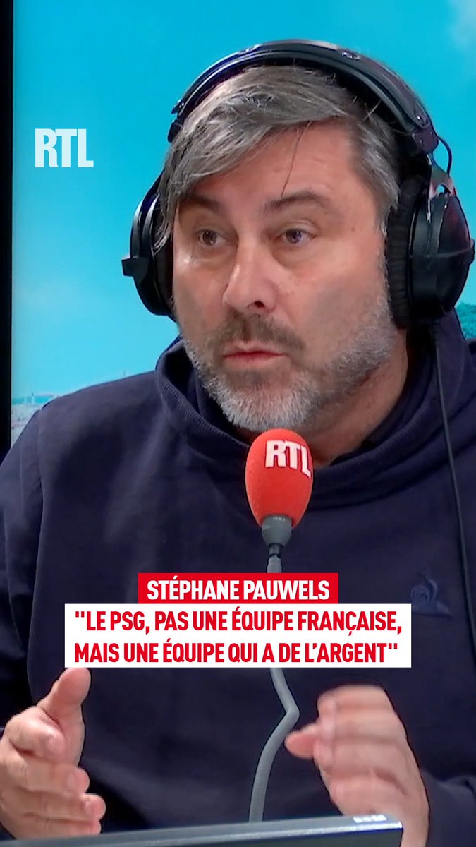 "Quand t’es Belge et que tu regardes le PSG, tu ne regardes pas une équipe française, tu regardes une équipe qui a de l’argent." 🎙️ Stéphane Pauwels au micro de Sanfourche Philippe dans #ORLM sur #RTL
