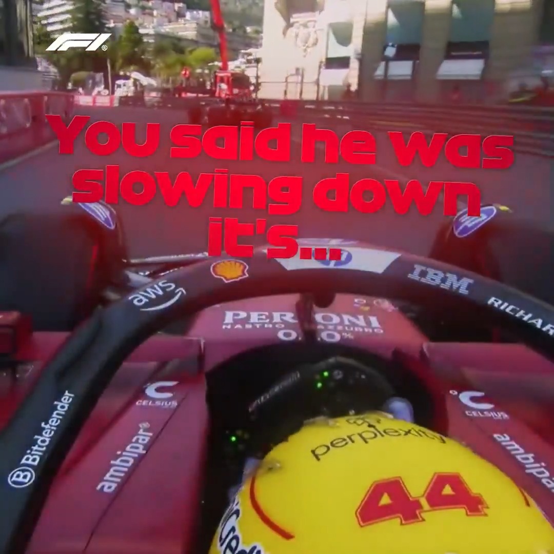The moment that caused Lewis Hamilton to be handed a three-place grid penalty 😮 #F1 #MonacoGP
