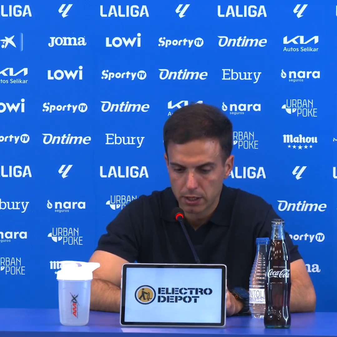 📹 Borja Jiménez: "Nos hemos dejado la vida. Hemos hecho cosas mal, pero hemos conseguido 40 puntos que normalmente te permiten mantener la categoría. Reflexionar, aprender y pedir disculpas a nuestra gente". 🎙️ Rueda de prensa ➡️ #LeganésRealValladolid