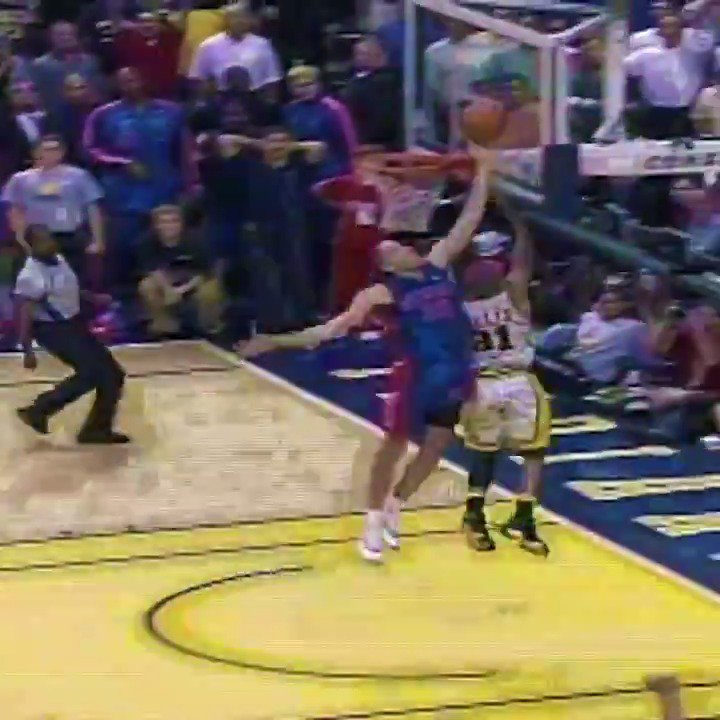21 YEARS AGO TODAY Tayshaun Prince had one of the greatest blocks in NBA Playoffs history!