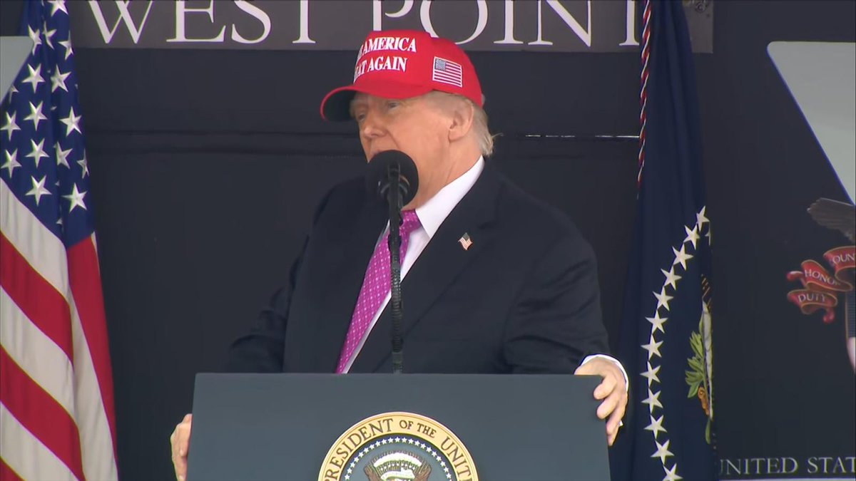 President Trump spoke before this year's U.S. Military Academy graduates as their commencement speaker amid the administration's crackdown on diversity initiatives and removal of key military leaders. Selina Wang has the latest: