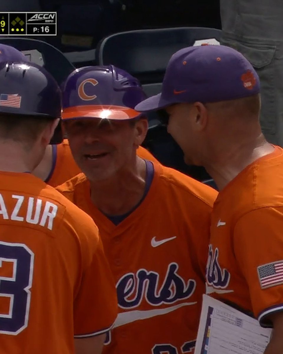 5-SEED CLEMSON TAKES DOWN 1-SEED GEORGIA TECH‼️ Clemson Baseball advances to the ACC tournament championship game.
